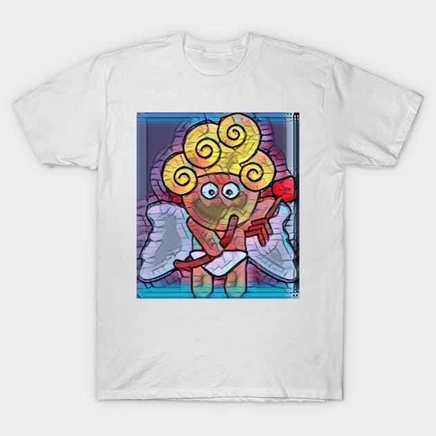 Fun Cupid Valentine's Day Apparel T-Shirt by Topher's Emporium